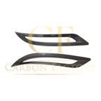 Dry Carbon Rear Bumper Reflector Cover Trims for Tesla Model 3 16-20