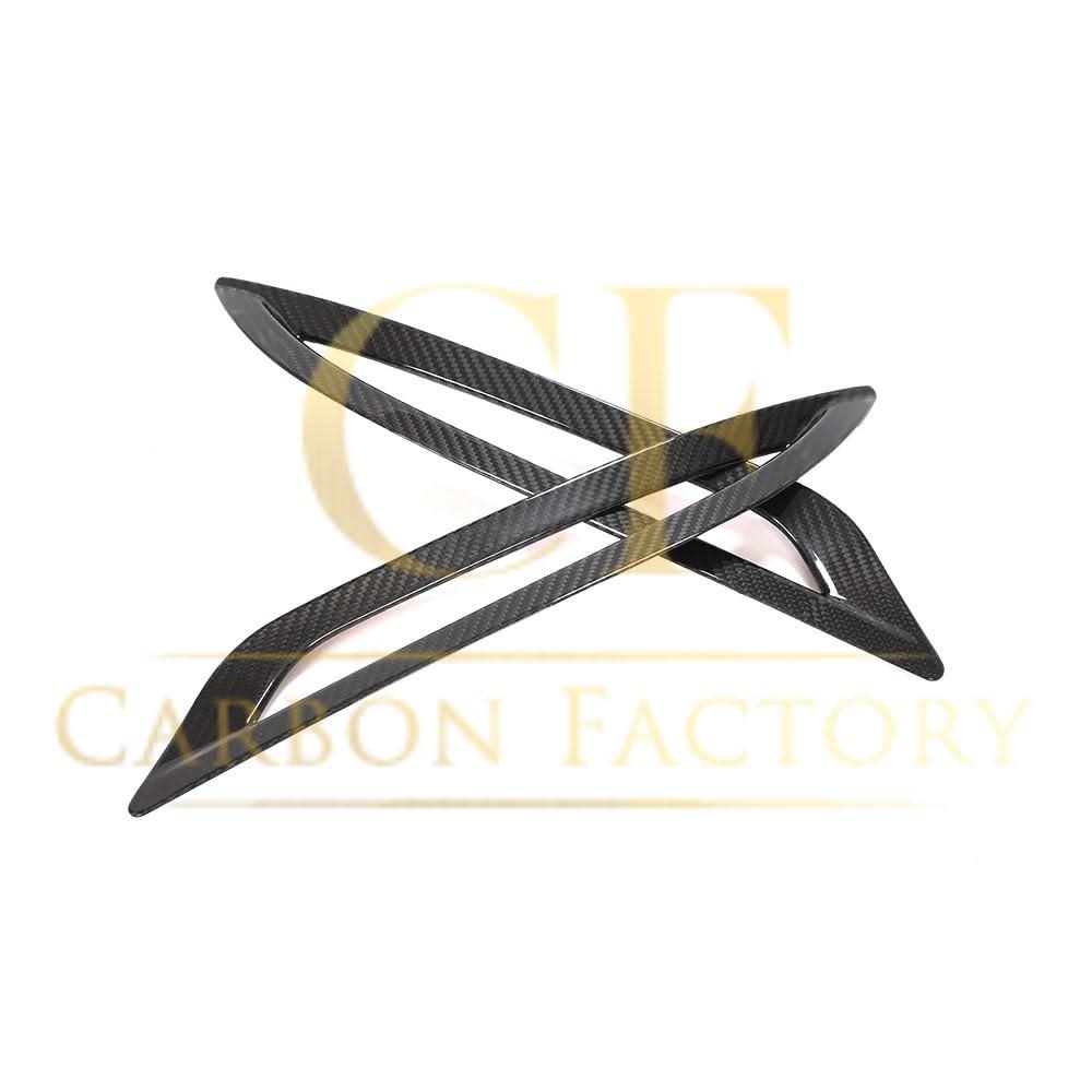 Dry Carbon Rear Bumper Reflector Cover Trims for Tesla Model 3 16-20
