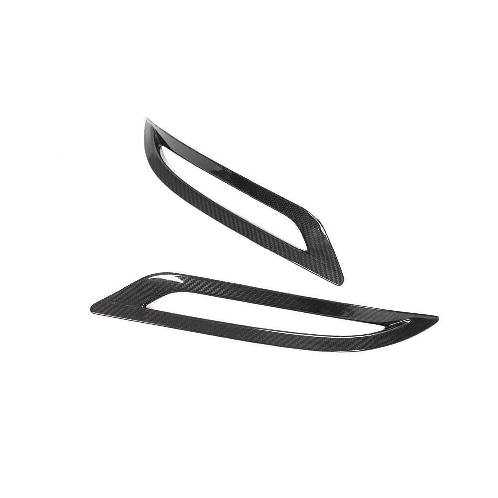 Dry Carbon Rear Bumper Reflector Cover Trims for Tesla Model 3 16-20