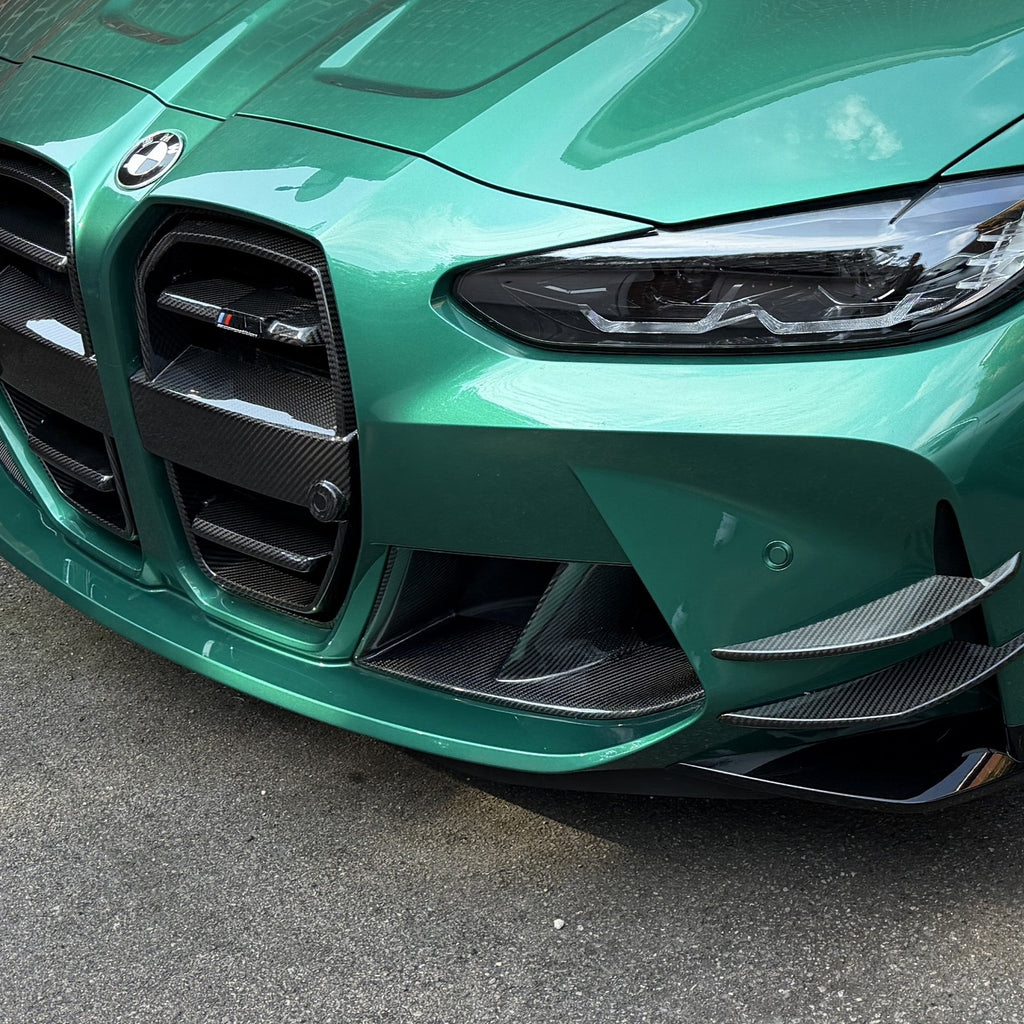 Carbon Fibre Front Bumper Inserts for BMW G80 M3 G82 G83 M4 21-Present