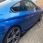 E Style Universal Carbon Fibre Side Skirts
