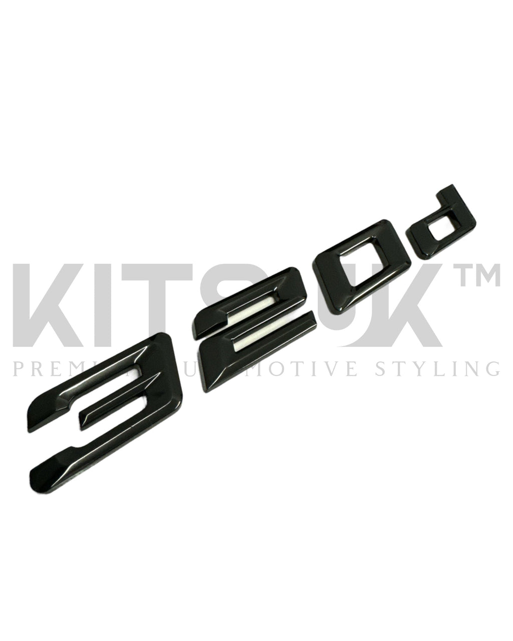 BMW F & G Series Black Tailgate Badges | Gloss Black Rear Badge