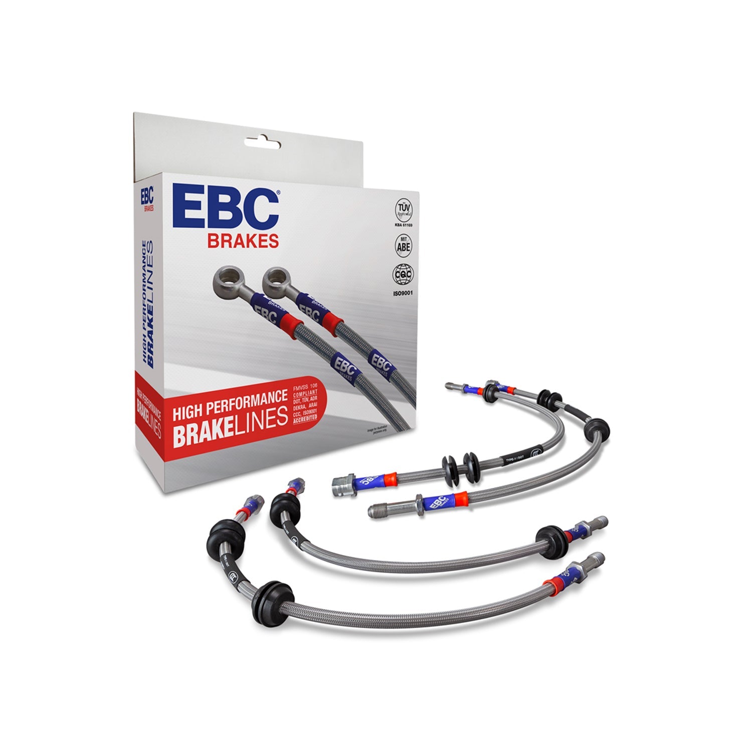 EBC BMW M3 Performance Brake Lines Set Of 4 (F80)