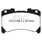 EBC RP-X Track & Race Front Brake Pads For Toyota GR Yaris (Mk4 2020+) DP82430RPX