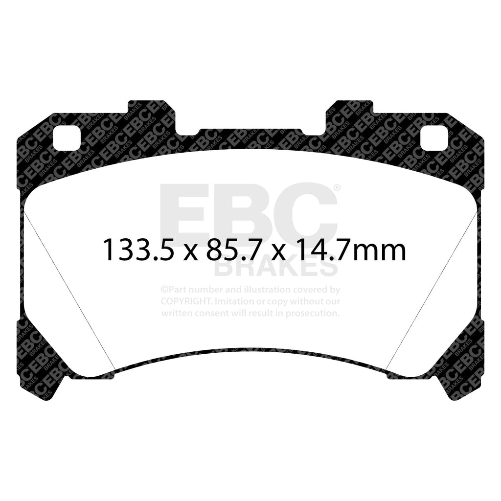 EBC Yellowstuff Front Brake Pads For Toyota GR Yaris (Mk4 2020+)