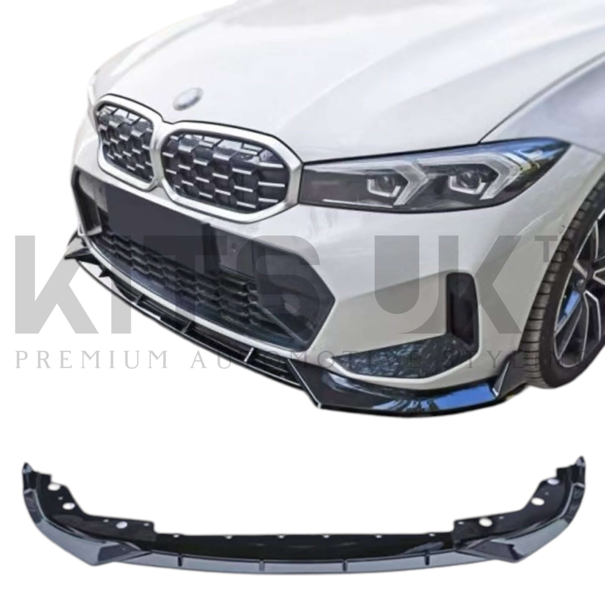 BMW G20 LCI Gloss Black Splitter | KITS UK Style
