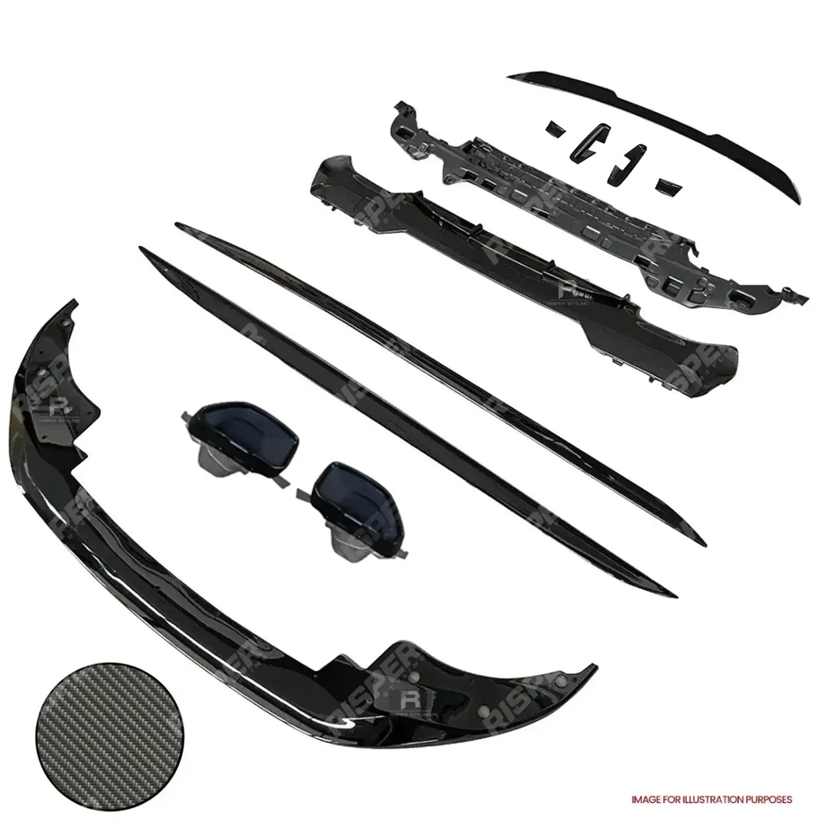 BMW 4 Series G22 2020+ 440i M Performance - Full Aero Kit in Carbon Look