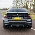 BMW M5 F90 2018-2024 PRE PREG CARBON FIBRE DIFFUSER - CS STYLE WITH LED