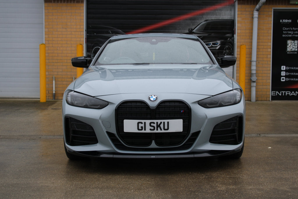 BMW 4 Series G22/G23 Pre-LCI Front Splitter - Gloss Black