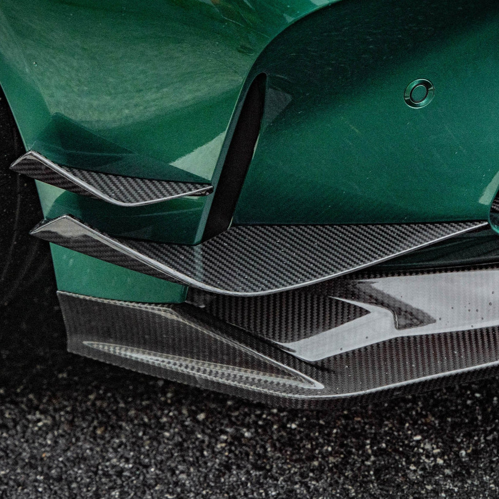 VS Style Pre-Preg Carbon Fibre Front Canards for BMW G80 M3 G82 G83 M4 21-Present
