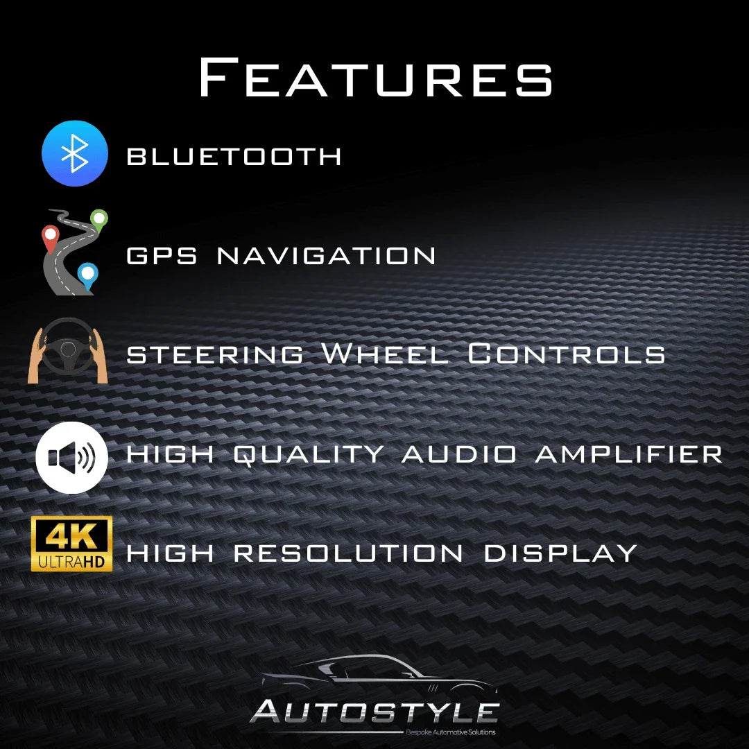 Fiat 500 / Abarth Apple Carplay / Android Auto 7" Stereo Upgrade 2010-15