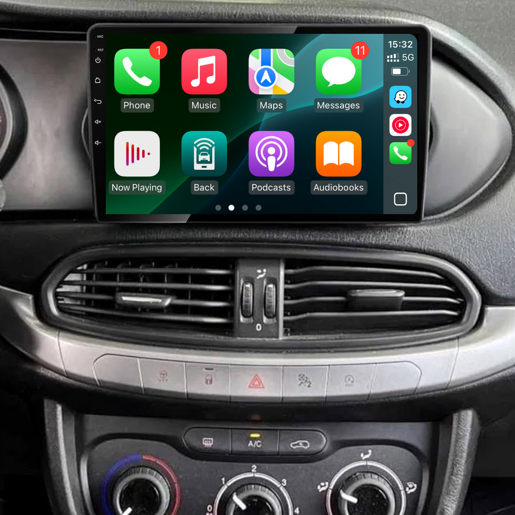Fiat Tipo 356/357 Egea Dodge Neon Apple Carplay / Android Auto 9" Stereo Upgrade 2015-2020