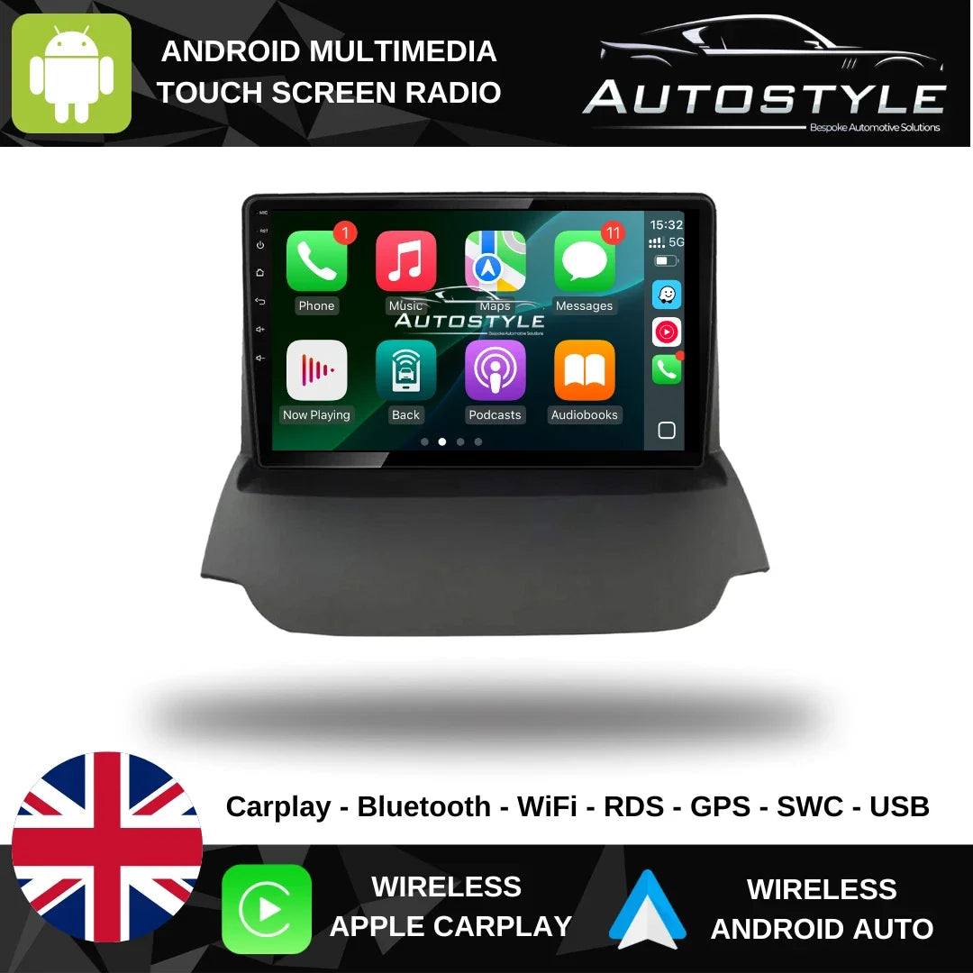 Ford Ecosport Apple Carplay / Android Auto 9" Stereo Upgrade 2012-2017