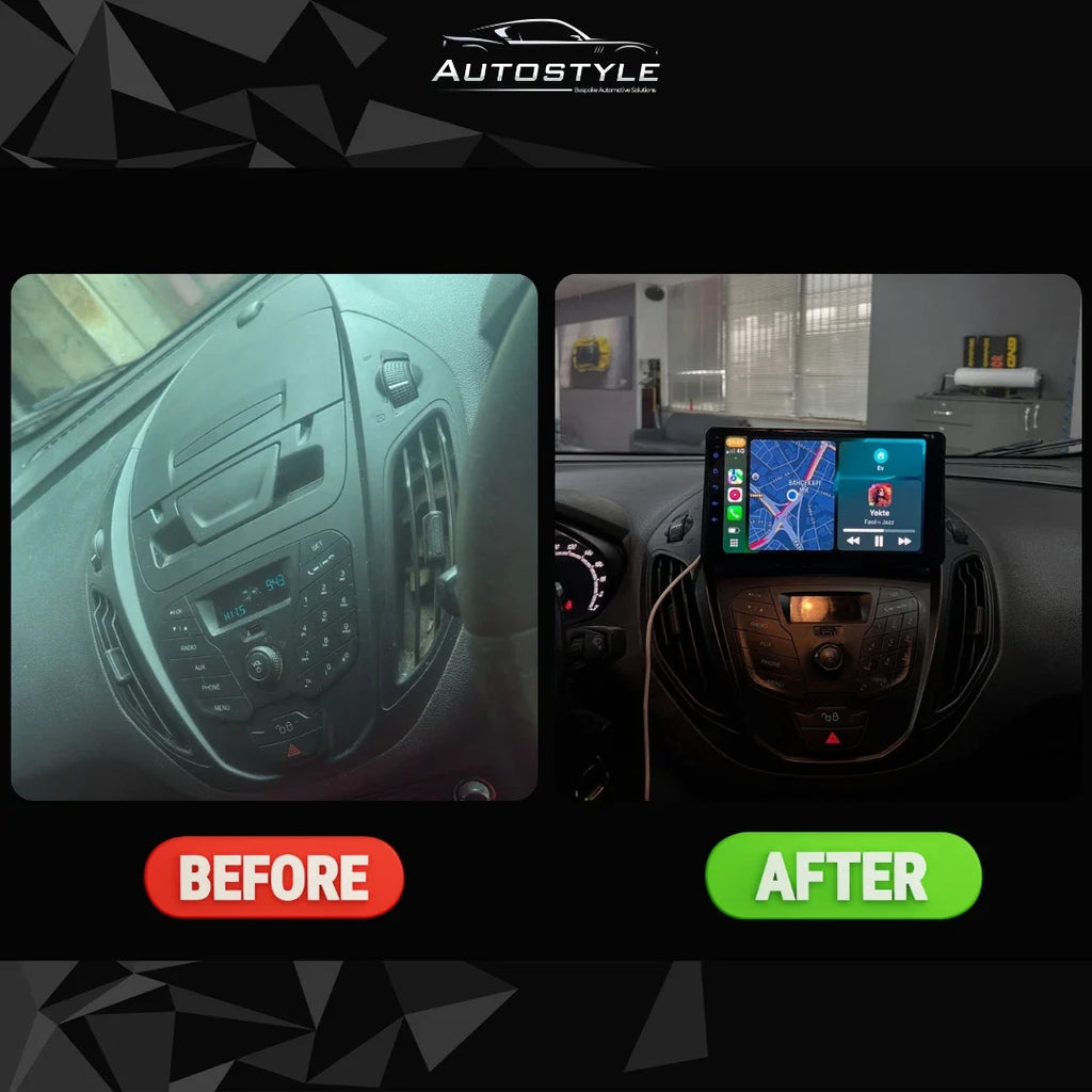 Ford Transit Courier Apple Carplay / Android Auto 9" Stereo Upgrade (2014-2018)