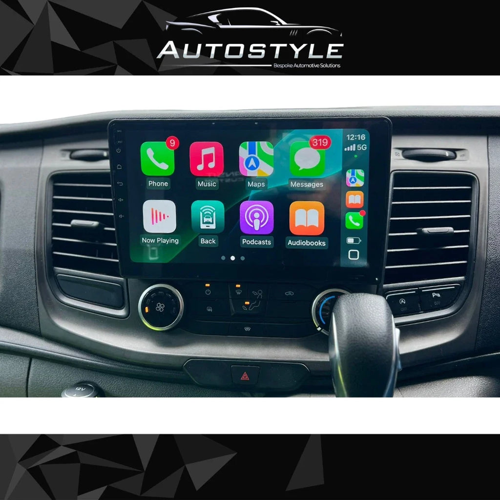 Ford Transit Custom Apple Carplay / Android Auto 10" Stereo Upgrade