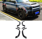 Defender 90 2021+ Flared Arches Package Gloss Black