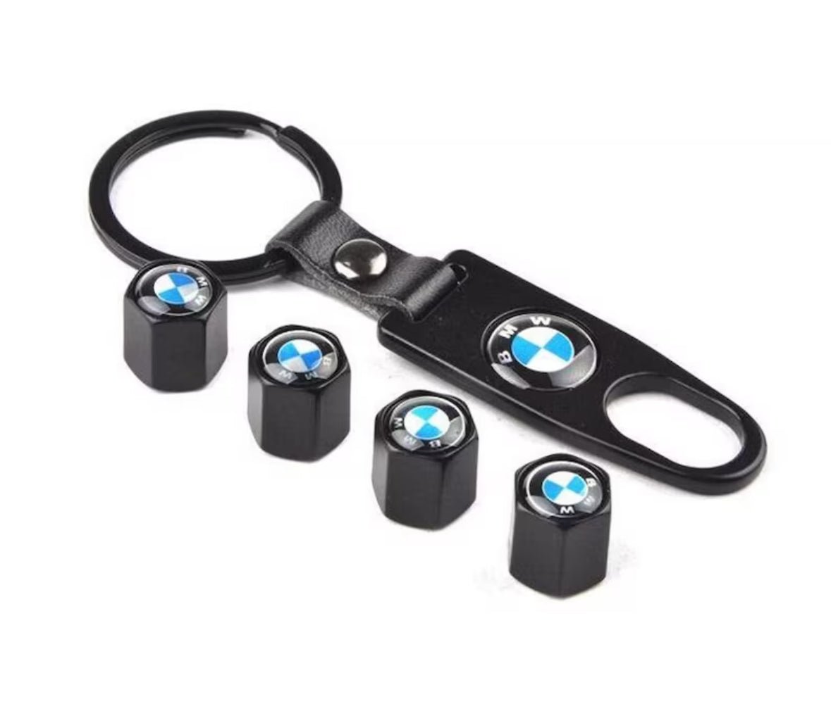 Valve Caps & Bottle Opener Set