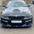V Style Carbon Fibre Front Splitter for BMW F32 F33 F36 4 Series 14-20