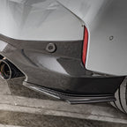 SooQoo BMW G42 M240i Rear Side Splitters In Gloss Carbon Fibre