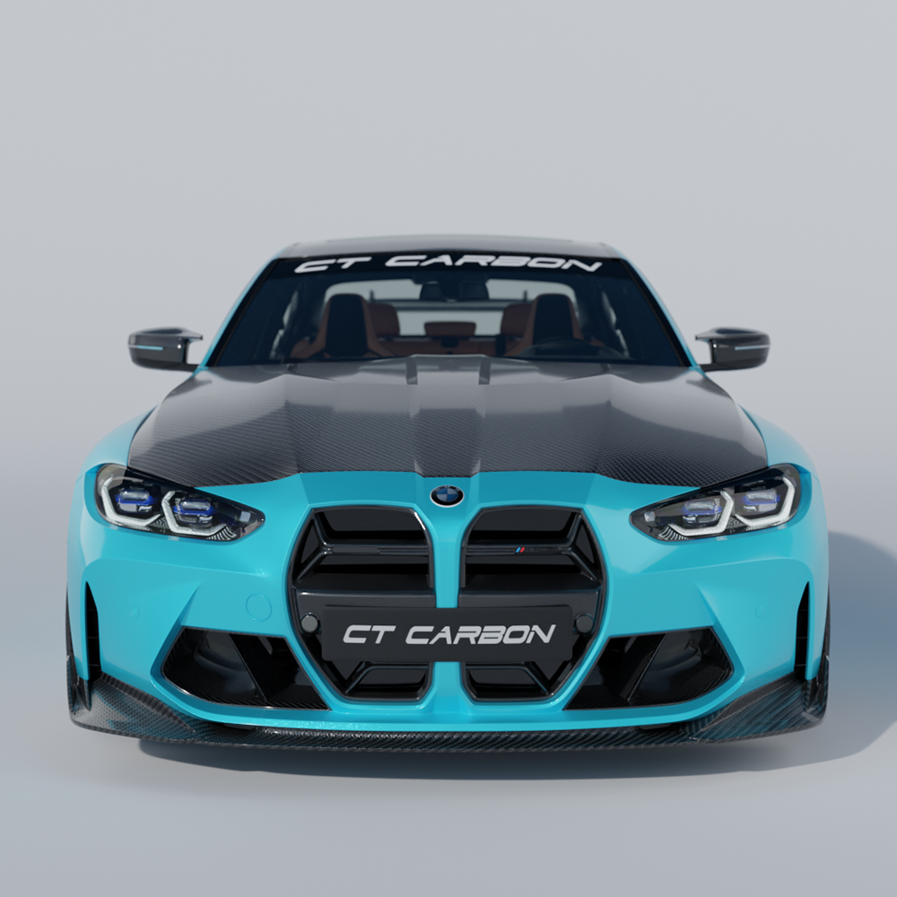 BMW G80/G81/G82/G83 M3/M4 2021+ DRY CARBON FIBRE BONNET/HOOD - CT DESIGN