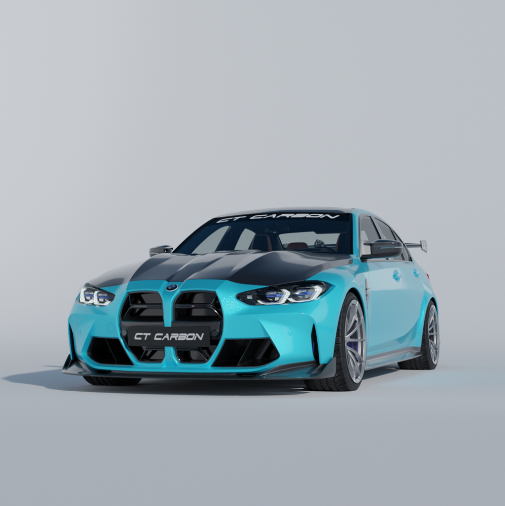 BMW G80/G81/G82/G83 M3/M4 2021+ DRY CARBON FIBRE BONNET/HOOD - CT DESIGN