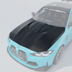BMW G80/G81/G82/G83 M3/M4 2021+ DRY CARBON FIBRE BONNET/HOOD - CT DESIGN