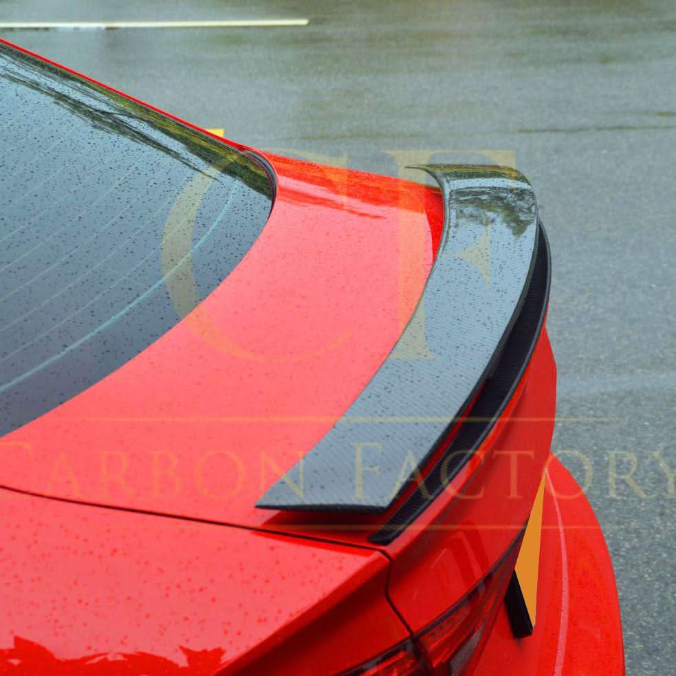 GT Style Carbon Fibre Boot Spoiler for Audi A3 S3 RS3 Saloon 13-20