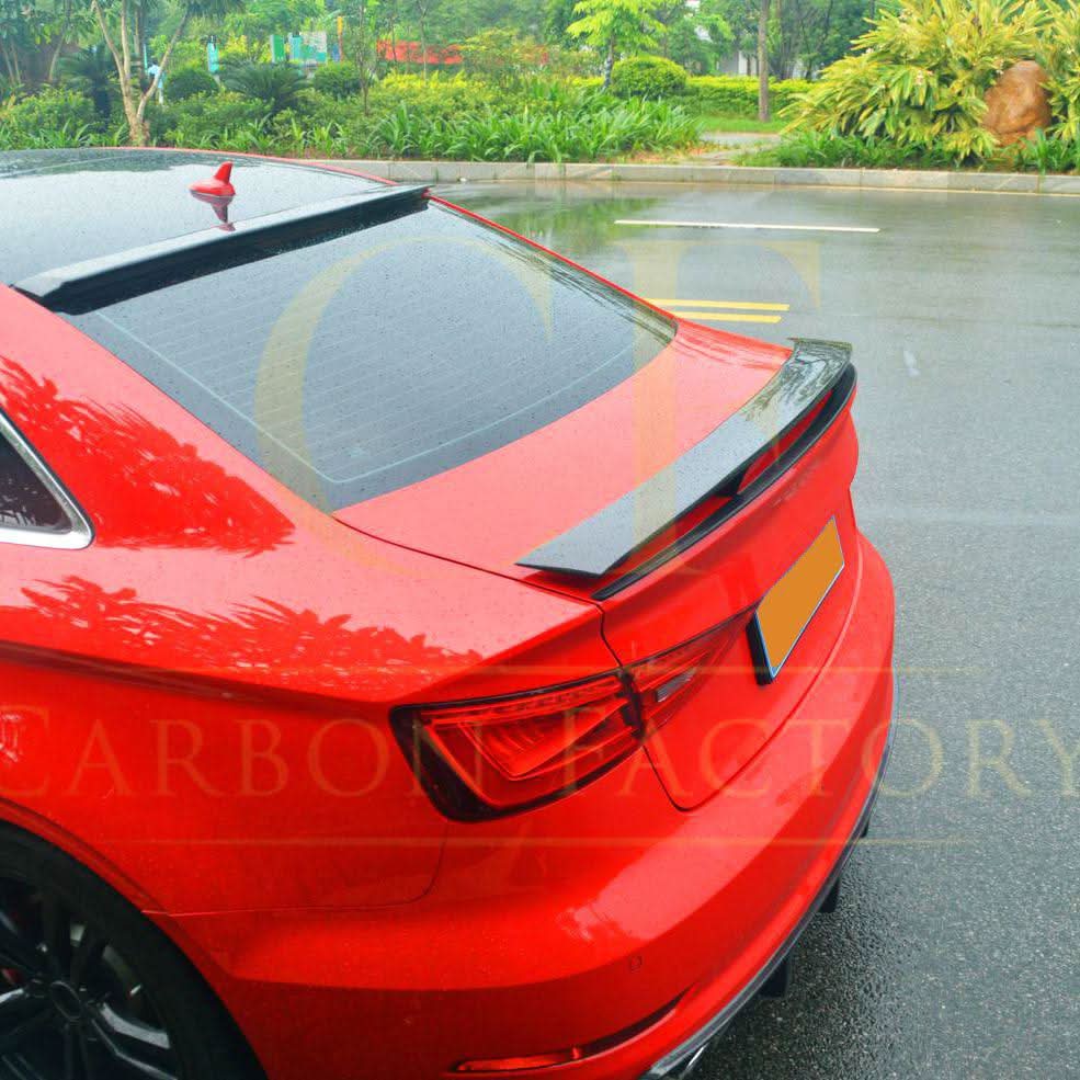 GT Style Carbon Fibre Boot Spoiler for Audi A3 S3 RS3 Saloon 13-20