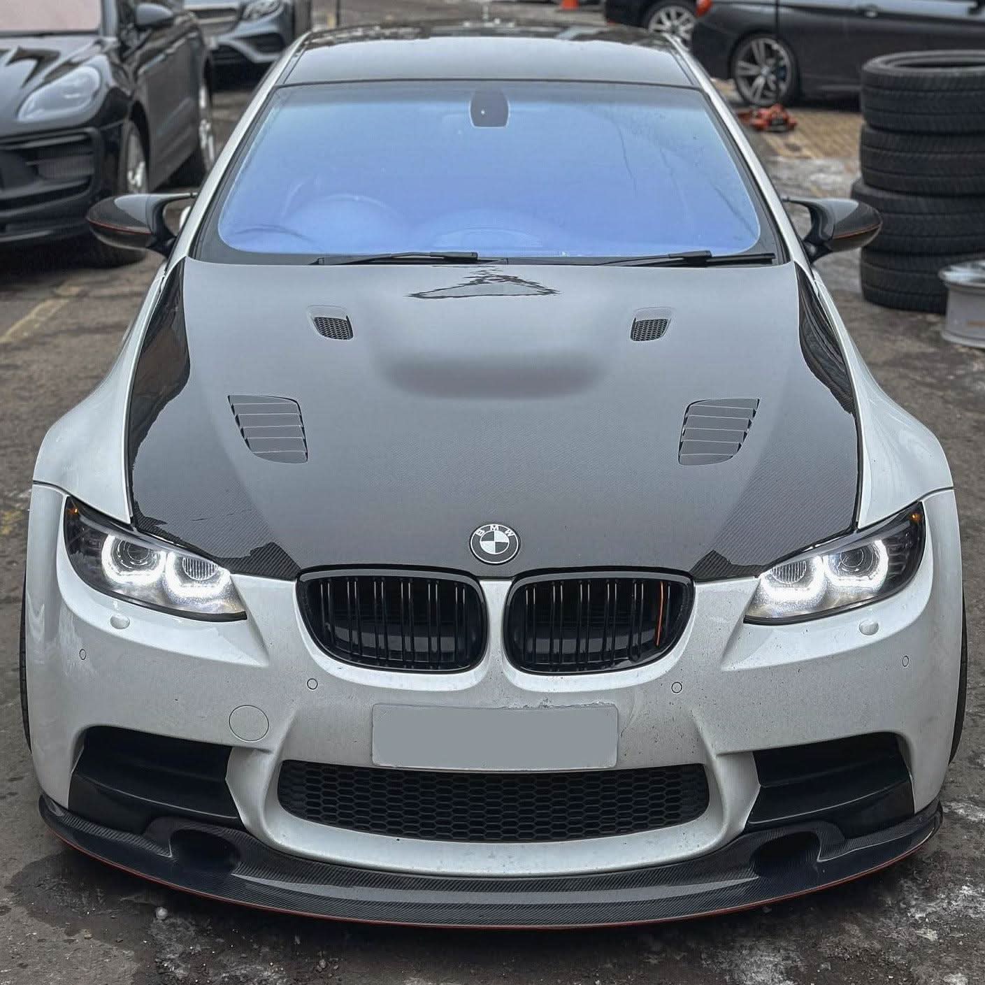 GT4S V1 Style Carbon Fibre Front Splitter for BMW E90 E92 E93 M3 07-13