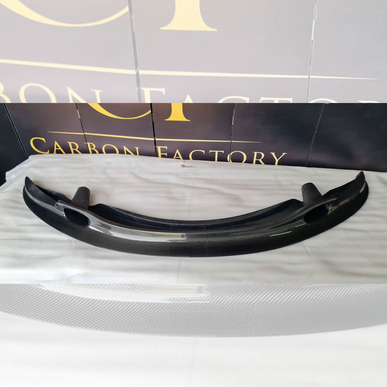 GT4S V1 Style Carbon Fibre Front Splitter for BMW E90 E92 E93 M3 07-13