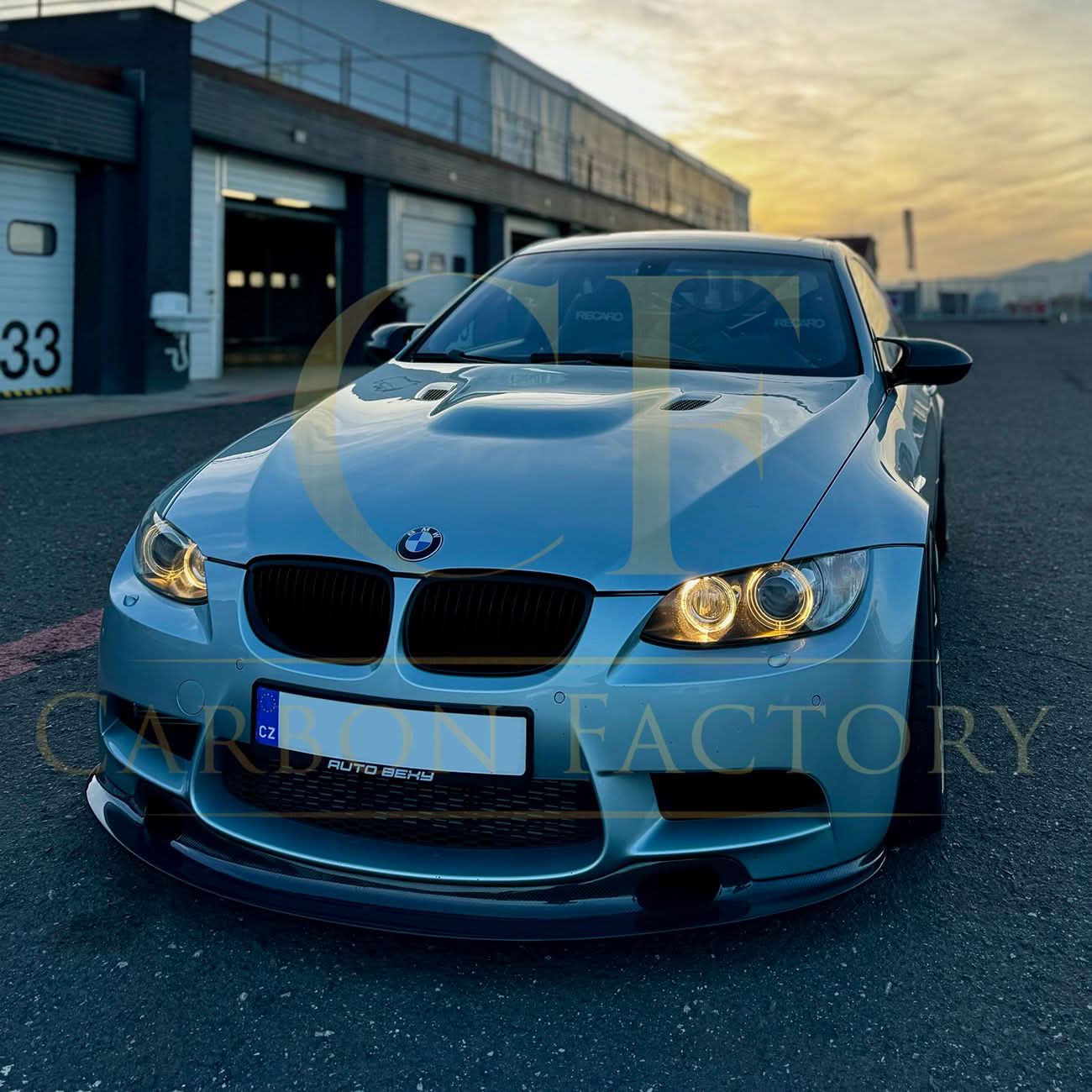 GT4S V1 Style Carbon Fibre Front Splitter for BMW E90 E92 E93 M3 07-13