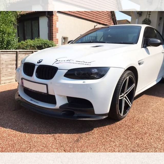 GT4S V1 Style Carbon Fibre Front Splitter for BMW E90 E92 E93 M3 07-13