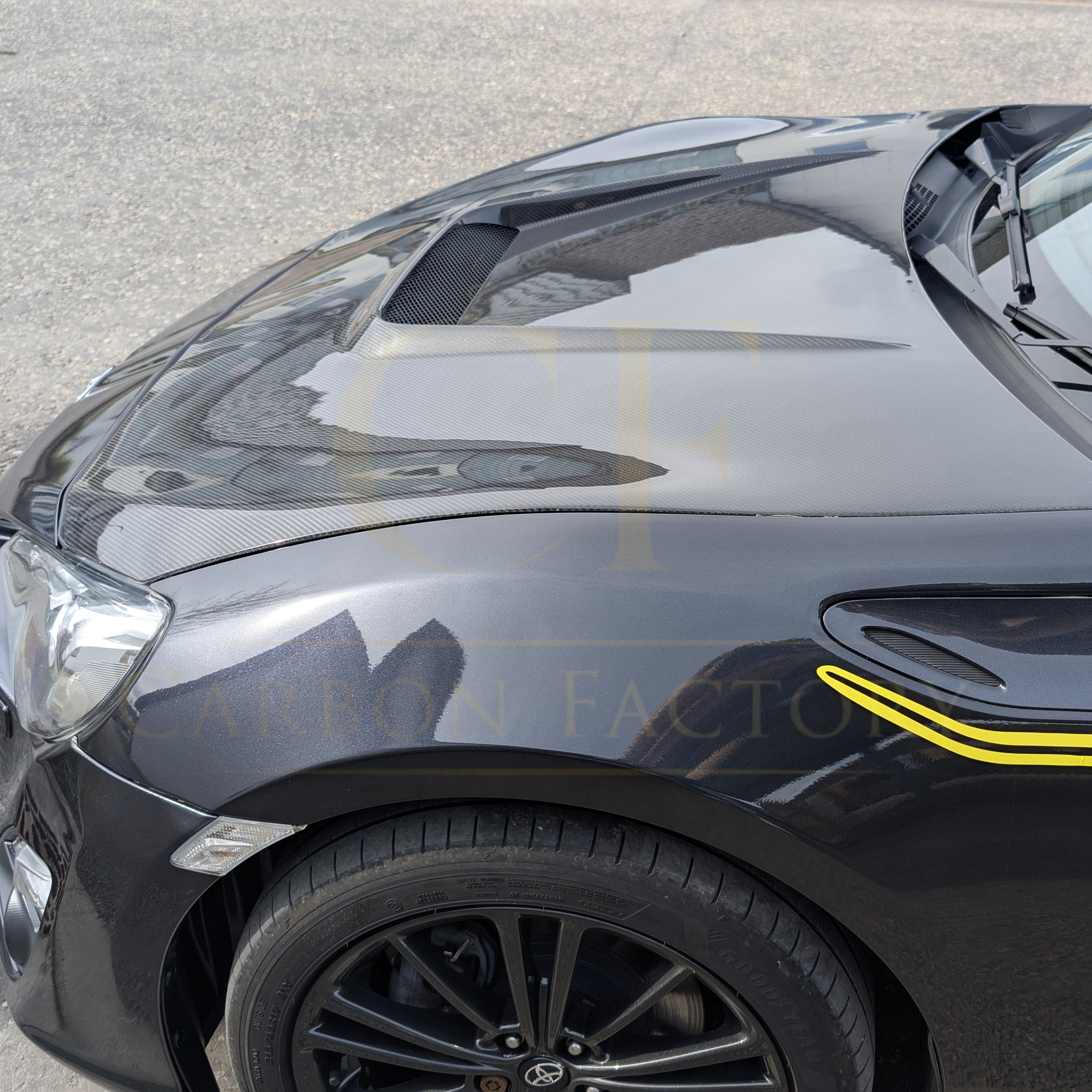 VS Style Carbon Fibre Bonnet for Toyota GT86 12-20
