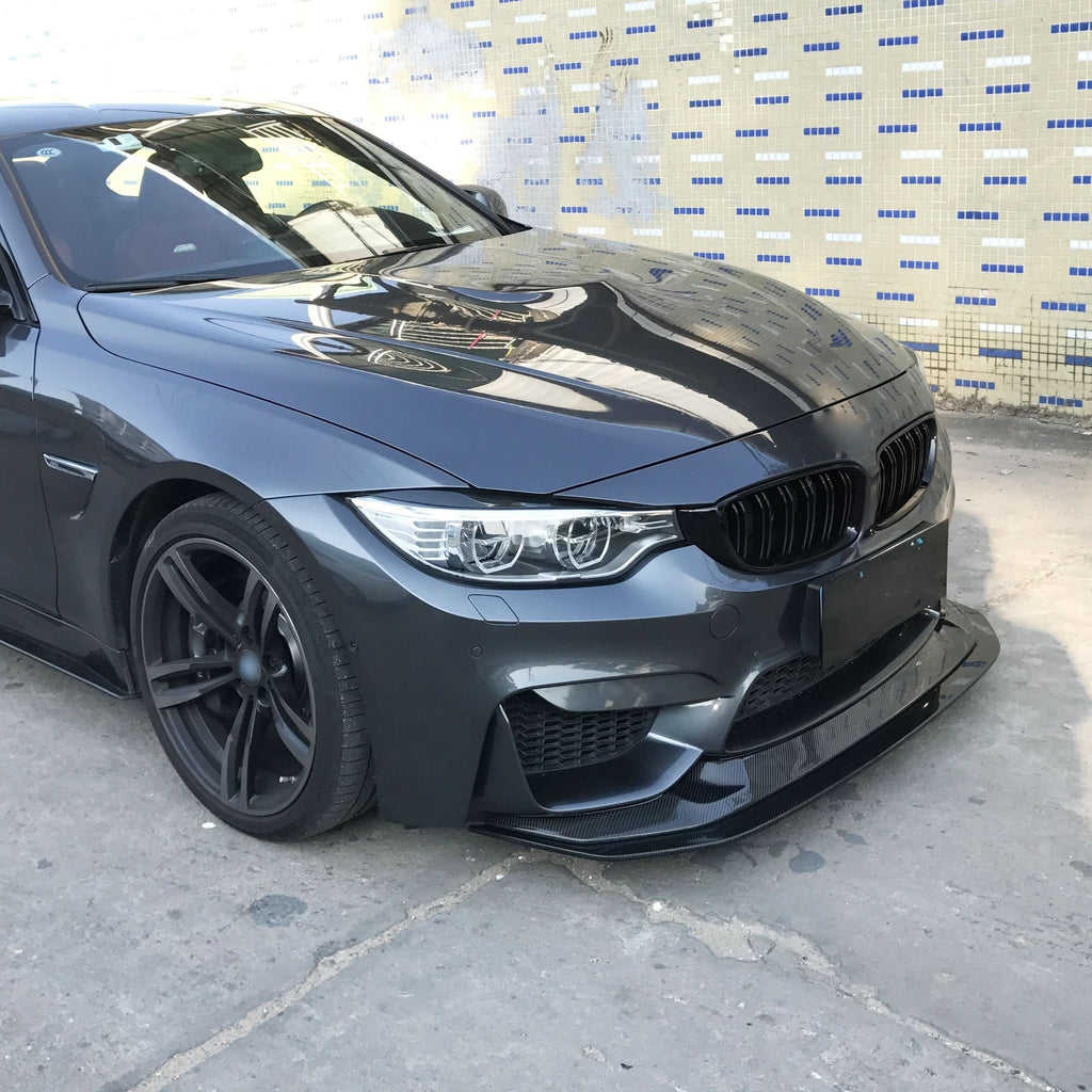 GTS Style Carbon Fibre Front Splitter for BMW F80 M3 F82 F83 M4 14-20