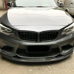 GTS Style Carbon Fibre Front Splitter for BMW F87 M2 OG 16-18