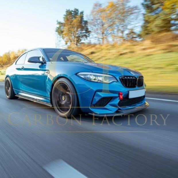 GTS Style Carbon Fibre Front Splitter for BMW F87 M2C Competition 16-21