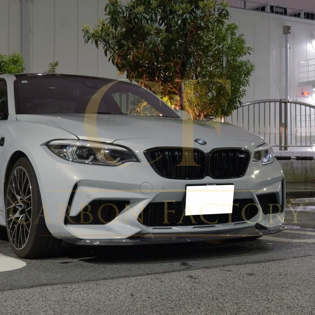 GTS Style Carbon Fibre Front Splitter for BMW F87 M2C Competition 16-21