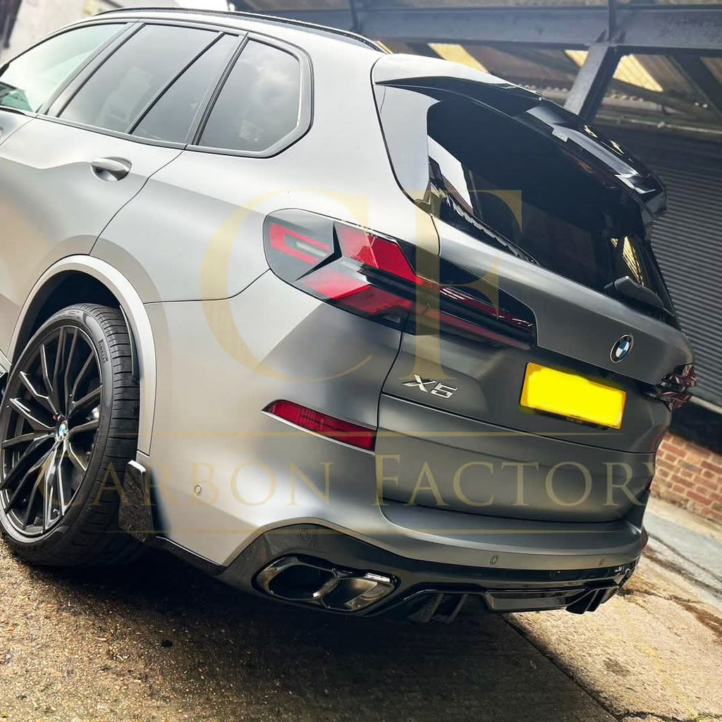 Gloss Black Body Kit 1 Splitter Diffuser Side Skirts Spoiler for BMW G05 LCI X5 23-Present
