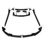 Gloss Black Body Kit 1 Splitter Diffuser Side Skirts Spoiler for BMW G05 LCI X5 23-Present
