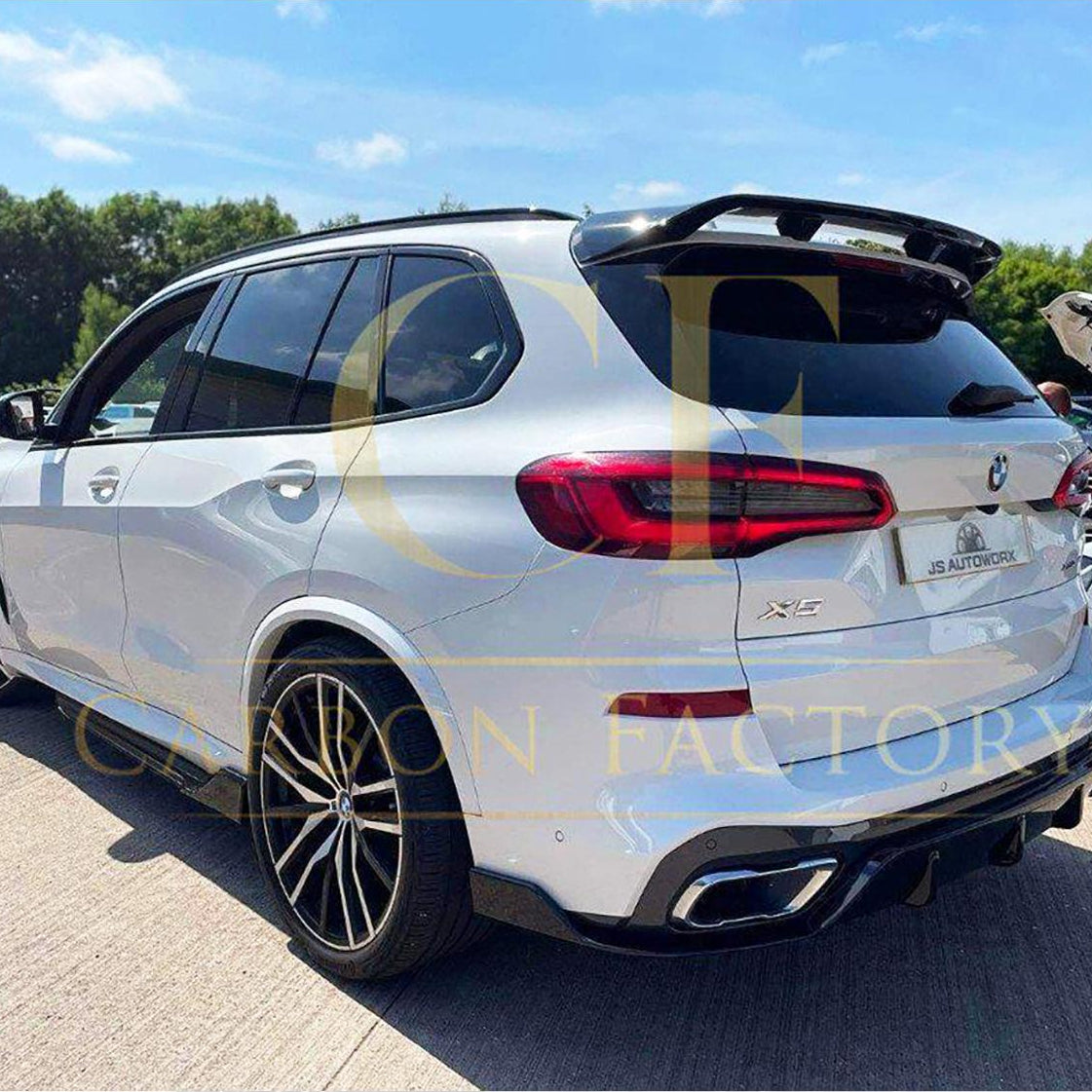 Gloss Black Body Kit Splitter Diffuser Side Skirts Spoiler for BMW G05 X5 19-22