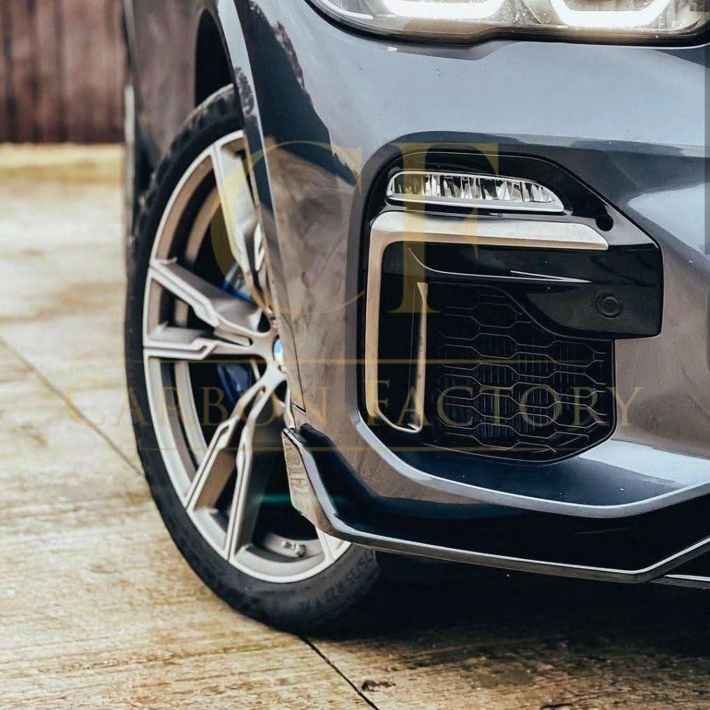 Gloss Black Body Kit Splitter Diffuser Side Skirts Spoiler for BMW G05 X5 19-22