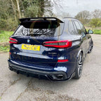 Gloss Black Body Kit Splitter Diffuser Side Skirts Spoiler for BMW G05 X5 19-22