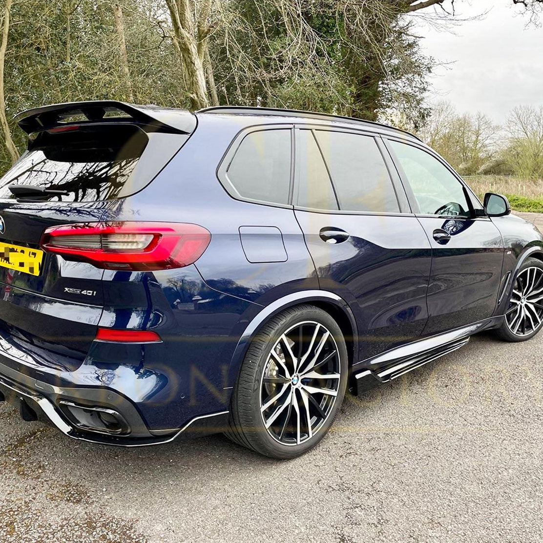 Gloss Black Body Kit Splitter Diffuser Side Skirts Spoiler for BMW G05 X5 19-22