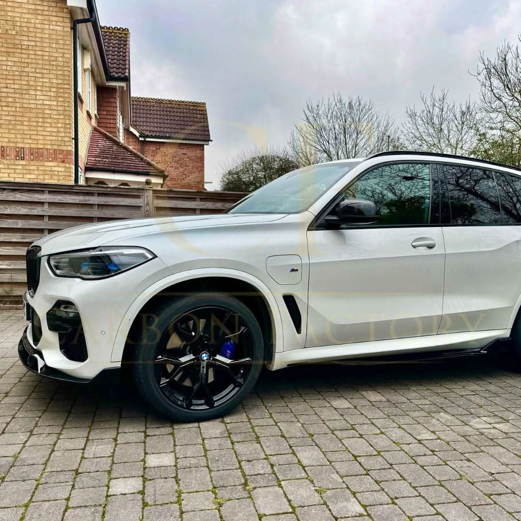 Gloss Black Body Kit Splitter Diffuser Side Skirts Spoiler for BMW G05 X5 19-22