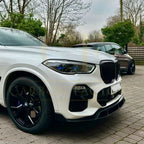 Gloss Black Body Kit Splitter Diffuser Side Skirts Spoiler for BMW G05 X5 19-22