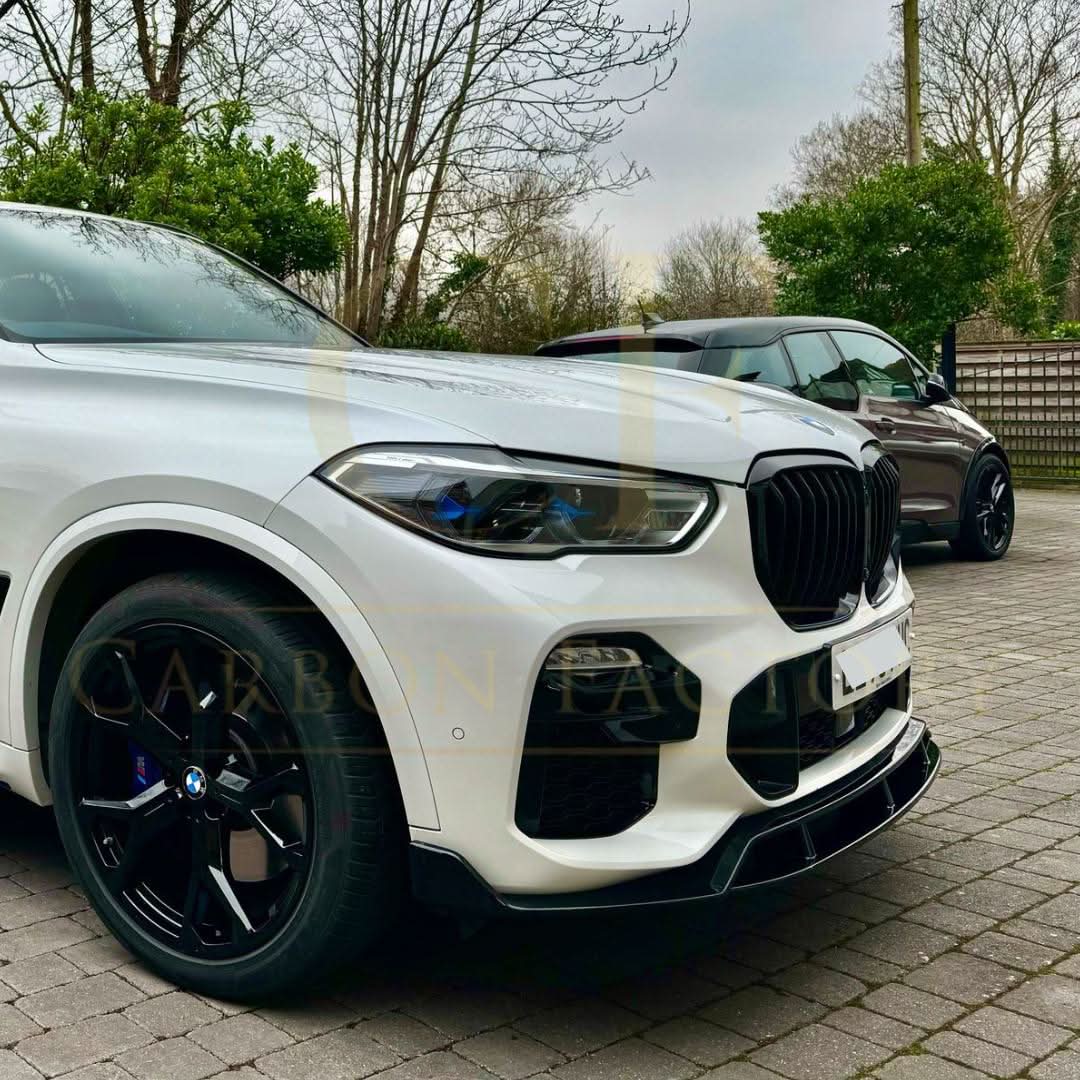 Gloss Black Body Kit Splitter Diffuser Side Skirts Spoiler for BMW G05 X5 19-22