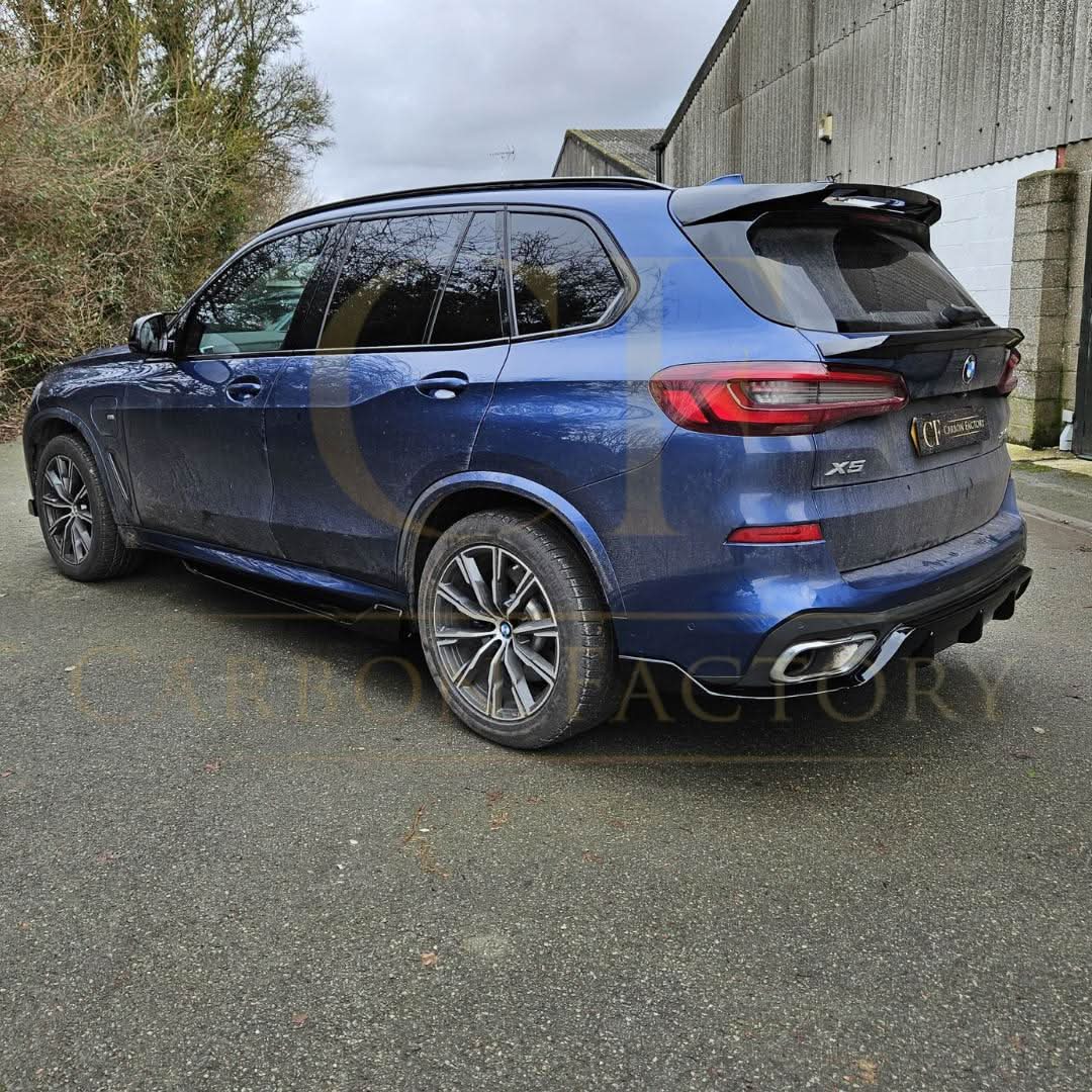 Gloss Black Body Kit Splitter Diffuser Side Skirts Spoiler for BMW G05 X5 19-22