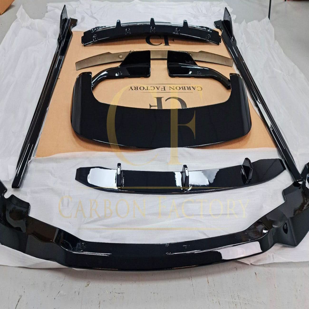 Gloss Black Body Kit Splitter Diffuser Side Skirts Spoiler for BMW G05 X5 19-22
