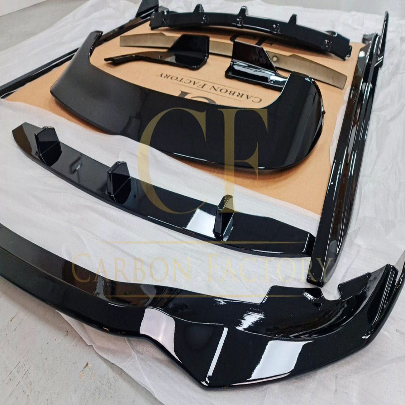 Gloss Black Body Kit Splitter Diffuser Side Skirts Spoiler for BMW G05 X5 19-22