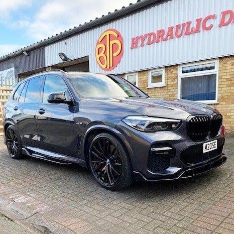 Gloss Black Body Kit Splitter Diffuser Side Skirts Spoiler for BMW G05 X5 19-22